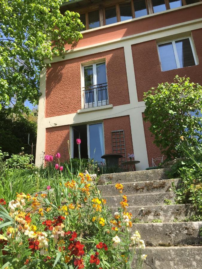 En Bord De Seine Bed & Breakfast Vetheuil Bagian luar foto