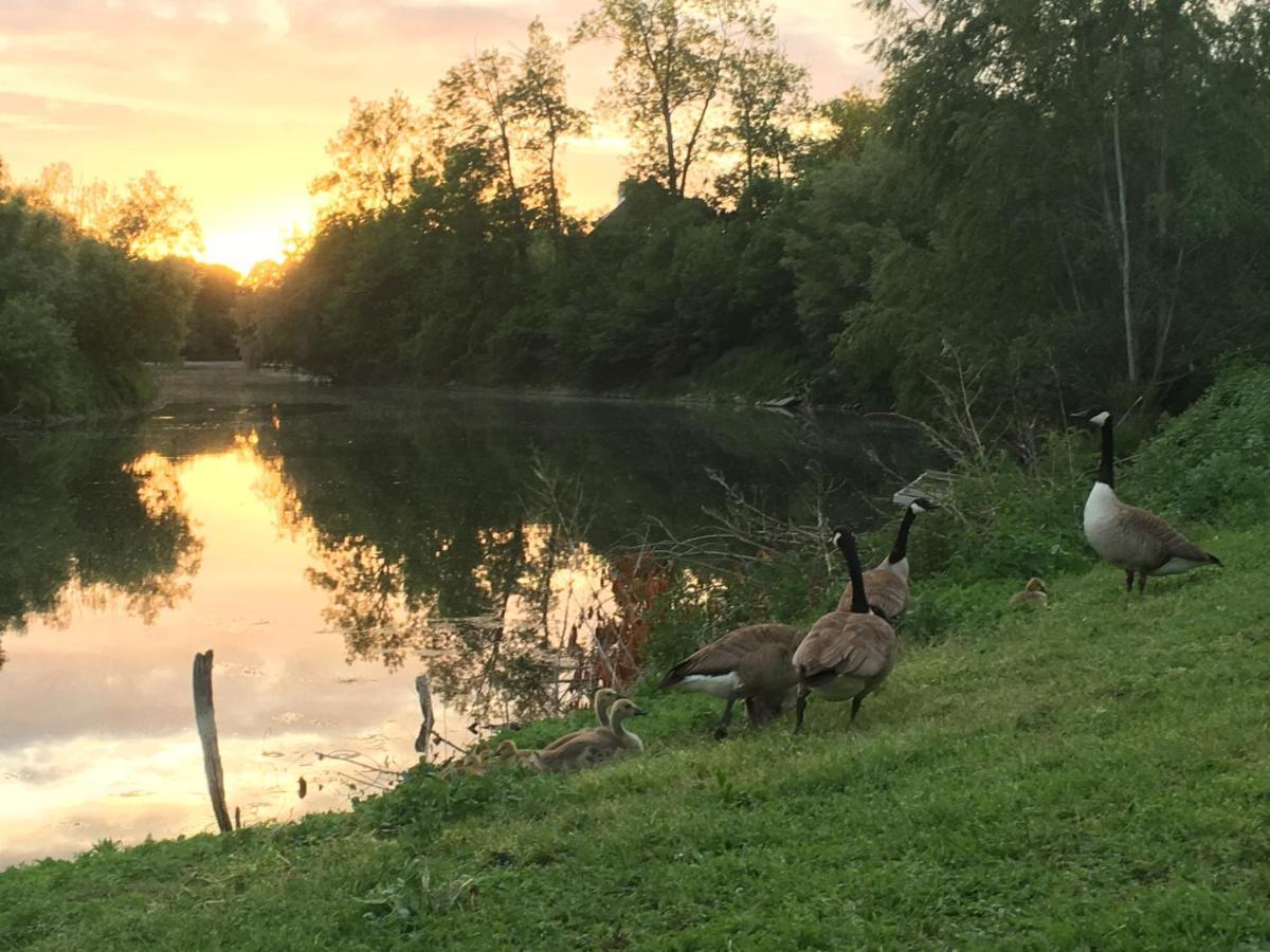 En Bord De Seine Bed & Breakfast Vetheuil Bagian luar foto