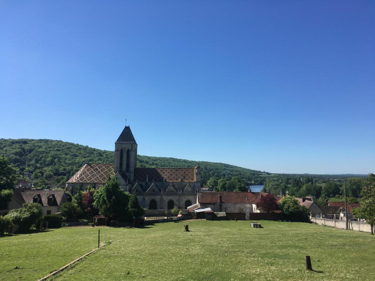 En Bord De Seine Bed & Breakfast Vetheuil Bagian luar foto
